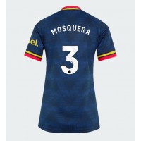 Arsenal Cristhian Mosquera #3 Vieraspaita Naiset 2026-27 Lyhythihainen